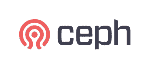 Ceph logo. Ceph provides the software-defined storage layer behind MarQi Cloud block and object storage.