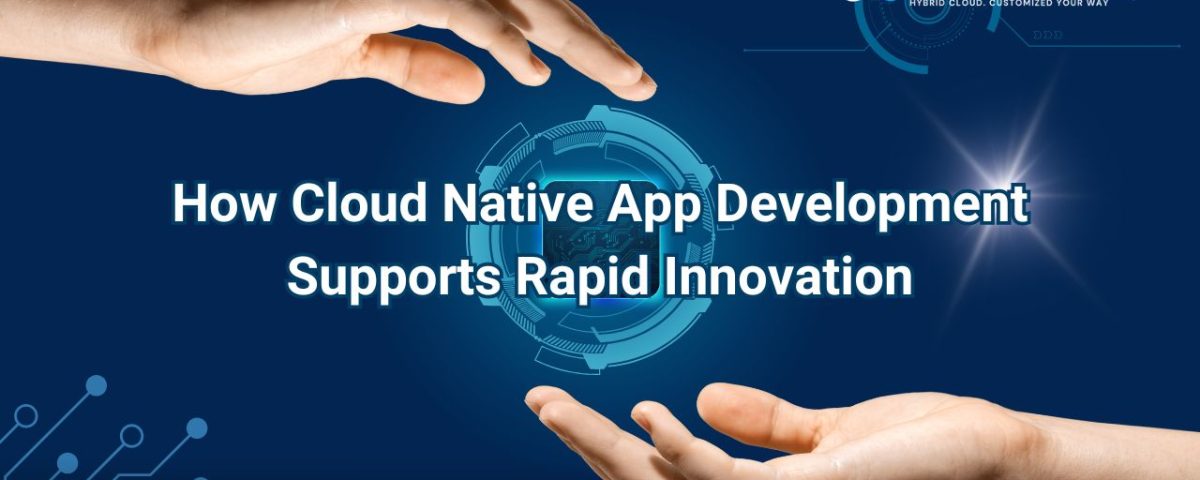Infographic titled “How Cloud Native App Development Supports Rapid Innovation” from MarQi Cloud, the open source hybrid cloud provider in Alpharetta, Georgia.