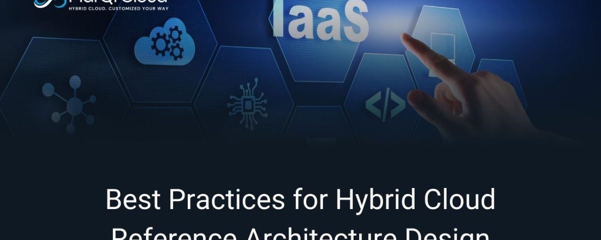 Infographic titled “Best Practices for Hybrid Cloud Reference Architecture Design” from MarQi Cloud, the open source hybrid cloud provider in Alpharetta, Georgia.