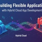Infographic titled “Building Flexible Applications with Hybrid Cloud App Development” from MarQi Cloud, the open source hybrid cloud provider in Alpharetta, Georgia.