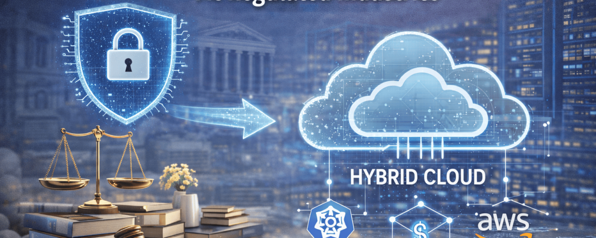 Infographic titled “Why Open Source Hybrid Cloud Providers Fit Regulated Industries” from MarQi Cloud, the open source hybrid cloud provider in Alpharetta, Georgia.