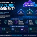 Infographic titled “When Should Companies Use a Mixed Cloud Environment (1)” from MarQi Cloud, the open source hybrid cloud provider in Alpharetta, Georgia.