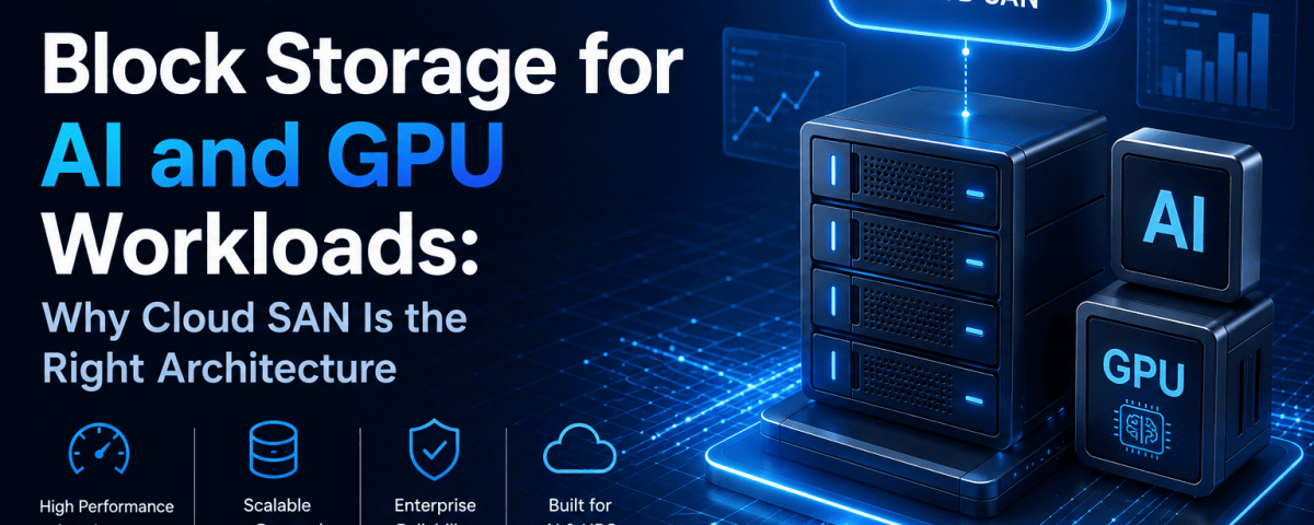 Block Storage For AI And GPU Workloads Why Cloud SAN Is The Right Architecture