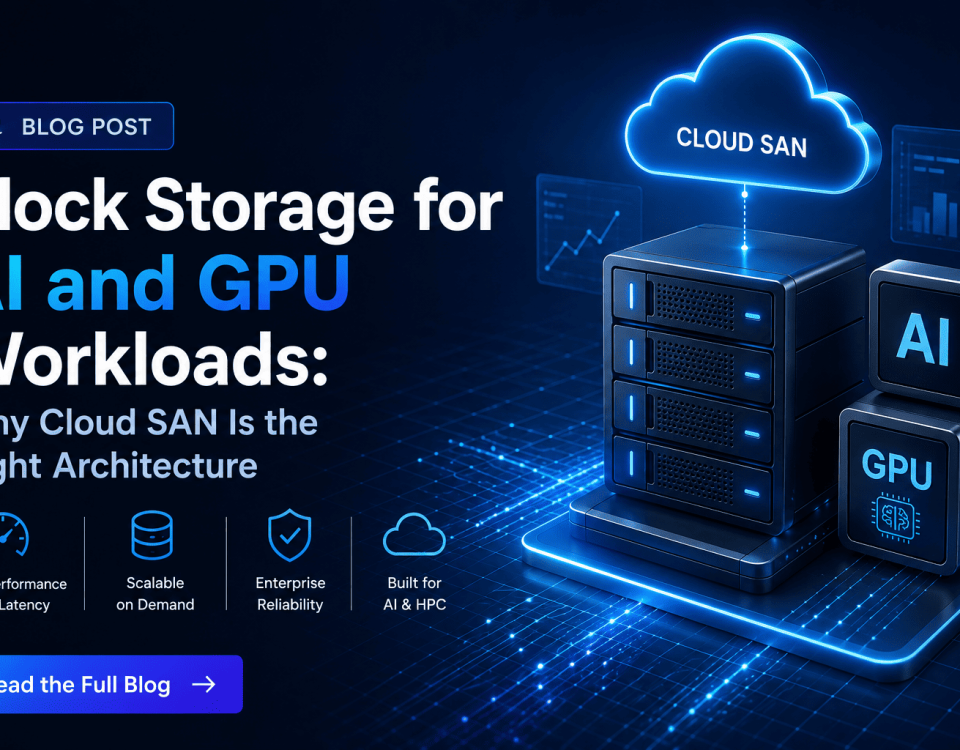 Block Storage For AI And GPU Workloads Why Cloud SAN Is The Right Architecture