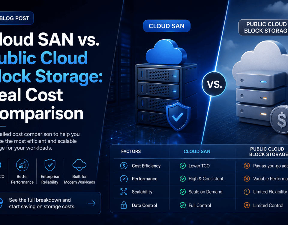 Cloud SAN Vs Public Cloud Block Storage Real Cost Comparison