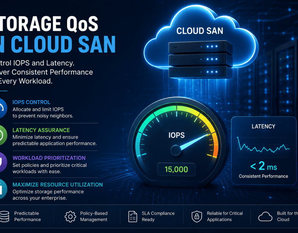 Storage QoS In Cloud SAN How To Control IOPS And Latency For Enterprise Workloads