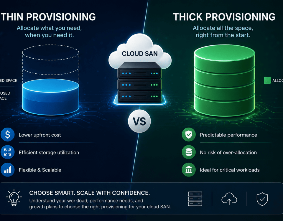 Thin Provisioning Vs Thick Provisioning In Cloud SAN Which One Is Right For Your Enterprise