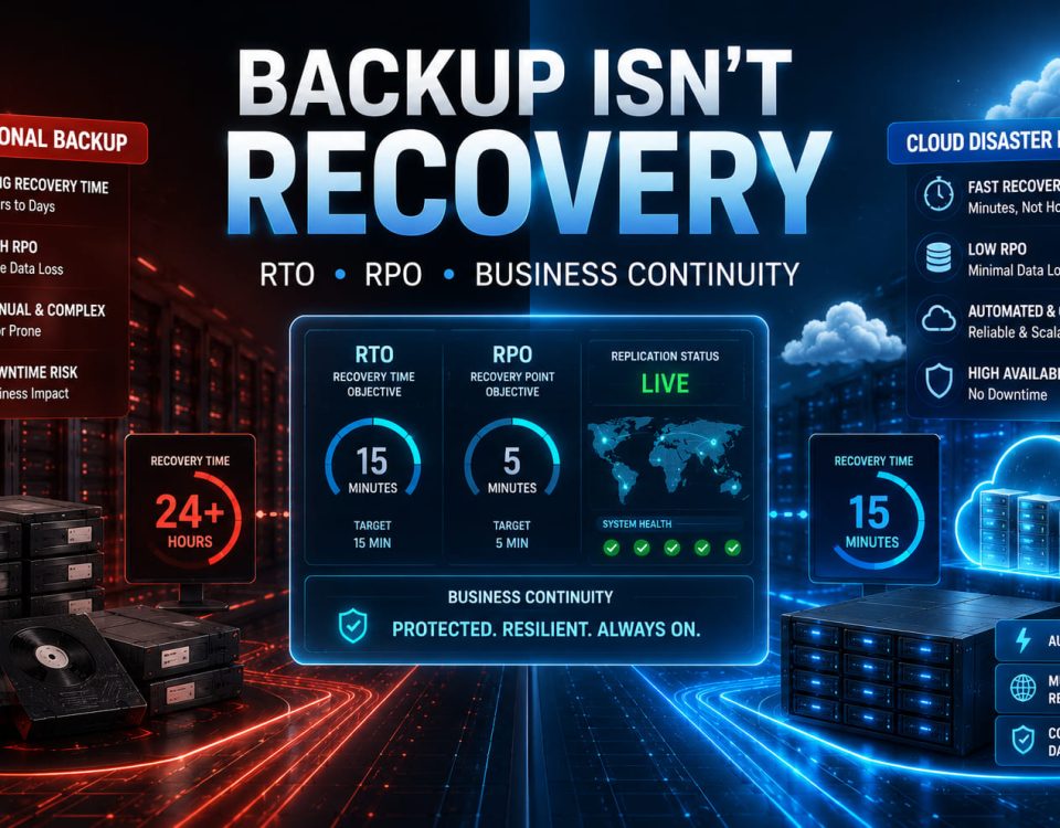 Cloud Disaster Recovery Vs Traditional Backup RTO RPO And What Actually Protects Enterprise Data In