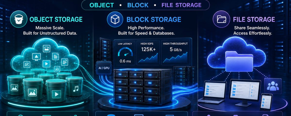 Object Storage Vs Block Storage Vs File Storage Which One Does Your Cloud Workload Actually Need
